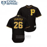 Camiseta Beisbol Hombre Pittsburgh Pirates Adam Frazier Cool Base Alterno Negro