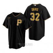 Camiseta Beisbol Hombre Pittsburgh Pirates Henry Davis Replica Alterno Negro