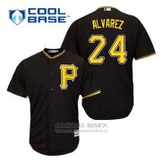 Camiseta Beisbol Hombre Pittsburgh Pirates Pedro Alvarez 24 Negro Alterno Cool Base