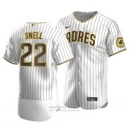 Camiseta Beisbol Hombre San Diego Padres Blake Snell Autentico Primera Blanco