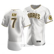 Camiseta Beisbol Hombre San Diego Padres Ha Seong Kim Autentico Primera Blanco