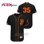 Camiseta Beisbol Hombre San Francisco Giants Brandon Crawford Autentico Flex Base Negro