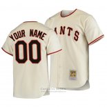 Camiseta Beisbol Hombre San Francisco Giants Custom Autentico Cooperstown Collection Primera 1954 Crema