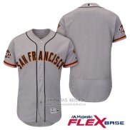 Camiseta Beisbol Hombre San Francisco Giants Gris Flex Base