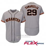 Camiseta Beisbol Hombre San Francisco Giants Jeff Samardzija Gris Hispanic Heritage Flex Base