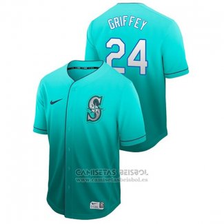 Camiseta Beisbol Hombre Seattle Mariners Ken Griffey Jr. Replica Alterno Verde