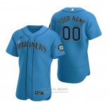 Camiseta Beisbol Hombre Seattle Mariners Personalizada Autentico 2020 Alterno Azul