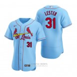 Camiseta Beisbol Hombre St. Louis Cardinals Dexter Fowler 150th Aniversario Patch Flex Base Azul