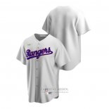 Camiseta Beisbol Hombre Texas Rangers Cooperstown Collection Blanco