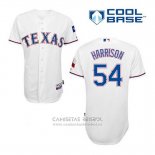 Camiseta Beisbol Hombre Texas Rangers Matt Harrison 54 Blanco Primera Cool Base