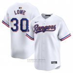 Camiseta Beisbol Hombre Texas Rangers Nathaniel Lowe 2024 Oro Collection Limited Blanco Camiseta Beisbol Hombre Texas Rangers Nathaniel Lowe 2024 Oro Collection Limited Blanco
