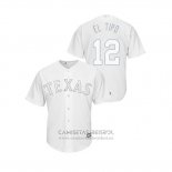 Camiseta Beisbol Hombre Texas Rangers Rougned Odor 2019 Players Weekend Replica Blanco