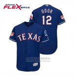 Camiseta Beisbol Hombre Texas Rangers Rougned Odor Flex Base Entrenamiento de Primavera 2019 Azul