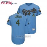 Camiseta Beisbol Hombre Toronto Blue Jays Alex Gordon 2018 Dia de los Caidos Flex Base Azul