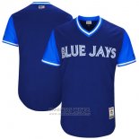 Camiseta Beisbol Hombre Toronto Blue Jays Players Weekend 2017 Personalizada Azul