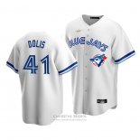 Camiseta Beisbol Hombre Toronto Blue Jays Rafael Dolis Cooperstown Collection Primera Blanco