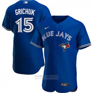 Camiseta Beisbol Hombre Toronto Blue Jays Randal Grichuk Alterno Autentico Azul