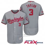 Camiseta Beisbol Hombre Washington Nationals Michael Taylor Gris 2018 All Star Flex Base