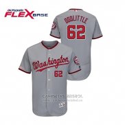 Camiseta Beisbol Hombre Washington Nationals Sean Doolittle Autentico Flex Base Gris