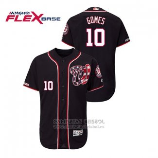 Camiseta Beisbol Hombre Washington Nationals Yan Gomes Autentico Flex Base Azul Rojo