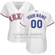 Camiseta Beisbol Mujer St. Louis Cardinals Personalizada Blanco