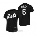 Camiseta Beisbol Nino New York Mets Jeff Mcneil Replica Negro