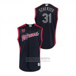 Camiseta Beisbol Nino Washington Nationals 2019 All Star Player National League Max Scherzer Azul