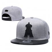 Gorra Los Angeles Angels 9FIFTY Snapback Gris Negro