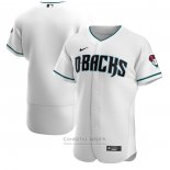 Camiseta Beisbol Hombre Arizona Diamondbacks Alterno Autentico Blanco