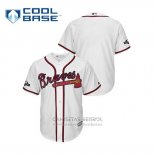 Camiseta Beisbol Hombre Atlanta Braves 2019 Postemporada Cool Base Blanco