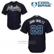 Camiseta Beisbol Hombre Atlanta Braves 29 John Smoltz Azul Alterno Cool Base