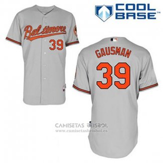 Camiseta Beisbol Hombre Baltimore Orioles 39 Kevin Gausman Gris Cool Base