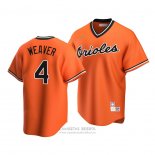 Camiseta Beisbol Hombre Baltimore Orioles Earl Weaver Cooperstown Collection Alterno Naranja