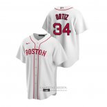 Camiseta Beisbol Hombre Boston Red Sox David Ortiz Replica Alterno Blanco
