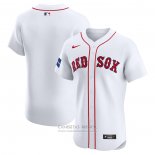 Camiseta Beisbol Hombre Boston Red Sox Elite Primera Blanco