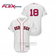 Camiseta Beisbol Hombre Boston Red Sox Mitch Moreland Flex Base Blanco