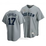 Camiseta Beisbol Hombre Boston Red Sox Nathan Eovaldi Cooperstown Collection Road Gris