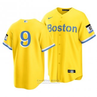 Camiseta Beisbol Hombre Boston Red Sox Ted Williams 2021 City Connect Oro