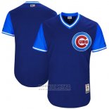 Camiseta Beisbol Hombre Chicago Cubs Players Weekend 2017 Personalizada Azul