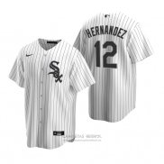 Camiseta Beisbol Hombre Chicago White Sox Cesar Hernandez Replica Primera Blanco