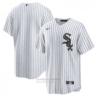 Camiseta Beisbol Hombre Chicago White Sox Primera Replica Blanco