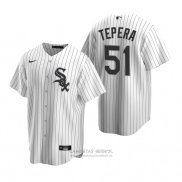 Camiseta Beisbol Hombre Chicago White Sox Ryan Tepera Replica Primera Blanco