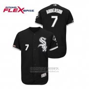 Camiseta Beisbol Hombre Chicago White Sox Tim Anderson Flex Base Negro