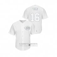 Camiseta Beisbol Hombre Cincinnati Reds Tucker Barnhart 2019 Players Weekend Tuck Replica Blanco