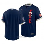 Camiseta Beisbol Hombre Cleveland Indians 2021 All Star Replica Azul