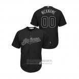 Camiseta Beisbol Hombre Cleveland Indians Personalizada 2019 Players Weekend Nickname Replica Negro