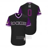 Camiseta Beisbol Hombre Colorado Rockies Adam Ottavino 2018 LLWS Players Weekend Ao Negro