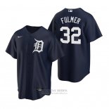 Camiseta Beisbol Hombre Detroit Tigers Michael Fulmer Replica Alterno Azul
