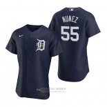 Camiseta Beisbol Hombre Detroit Tigers Renato Nunez Autentico Alterno Azul
