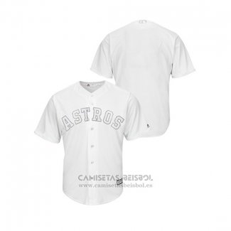 Camiseta Beisbol Hombre Houston Astros 2019 Players Weekend Replica Blanco1
